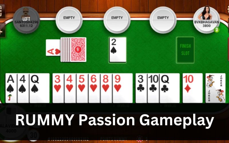 how to play rummy passion game